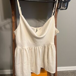Cream American Eagle Tank Top